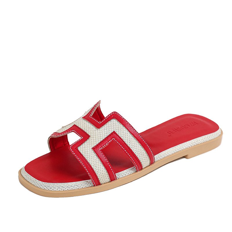 画像2: Flat H Sandal Slippers 　Hフラットサンダルスリッパ (2)