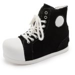 画像1: Men's Thick Soled High Top Boots Sneaker ユニセックス 男女兼用 厚底 ハイトップ レースアップ スニーカー ブーツ (1)