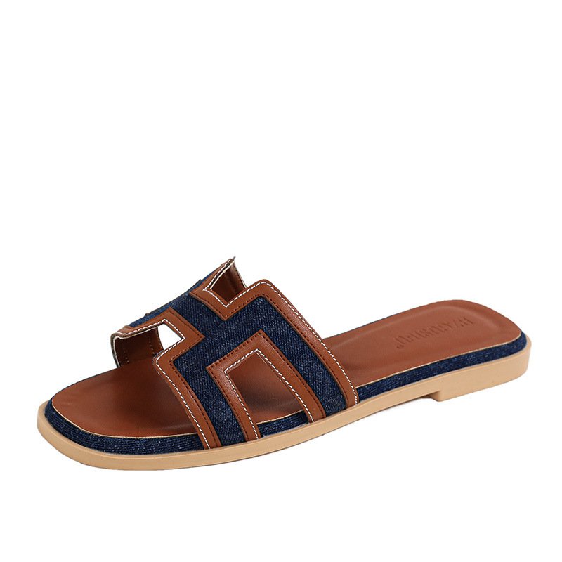 画像4: Flat H Sandal Slippers 　Hフラットサンダルスリッパ (4)