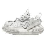 画像1: Unisex Platform Big Toe Lace-Up Derby Sneakers Shoes  ユニセックスビッグトゥ レースアップ スニーカーダービーシューズ  (1)