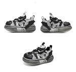 画像7: Unisex Platform Big Toe Lace-Up Derby Sneakers Shoes  ユニセックスビッグトゥ レースアップ スニーカーダービーシューズ  (7)