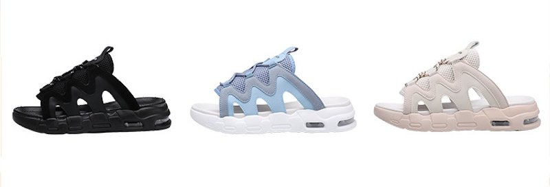 画像4: Unisex Air cushion Aster Sandals Outdoor sandals slippers  ユニセックス男女兼用エアクッションアスターサンダルアウトドアサンダルスリッパ (4)