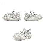 画像6: Unisex Platform Big Toe Lace-Up Derby Sneakers Shoes  ユニセックスビッグトゥ レースアップ スニーカーダービーシューズ  (6)