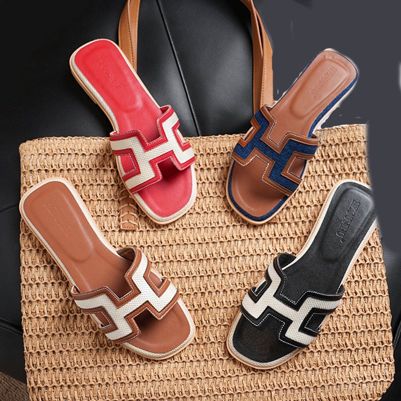 画像5: Flat H Sandal Slippers 　Hフラットサンダルスリッパ (5)