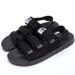 画像4: Unisex 3-strap platform sports sandals  ユニセックス 男女兼用 3ストラップ厚底スポーツサンダル (4)