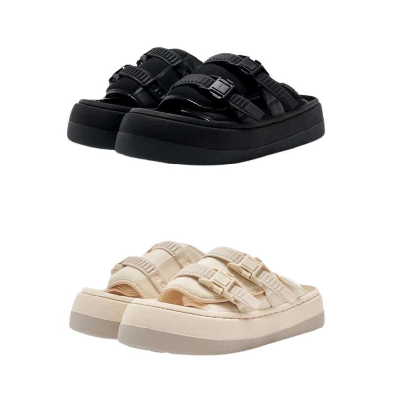 画像1: Capri volume sole sandal slippers    Capri ボリュームソール サンダル フリップフロップ  シャワー ビーチ サンダル  (1)