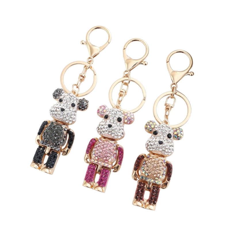画像1: Bearbrick Crystal Key Bag Charm　ベアブリッククリスタル キーリングバッグチャーム (1)