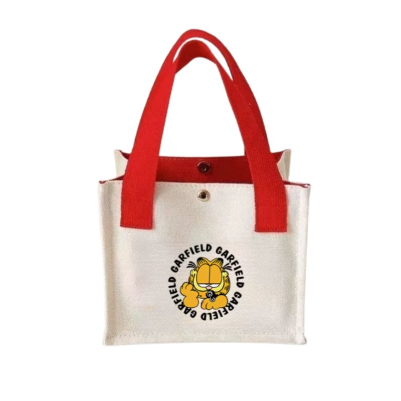 画像3: Garfield Square Canvas Tote Bag　ガーフィールドスクエアキャンバストートショッピングエコバッグ (3)