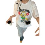 画像3: Boxer Garfield Prints T-Shirt　 ユニセックス 男女兼用ボクサーガーフィールドプリント 半袖Tシャツ (3)