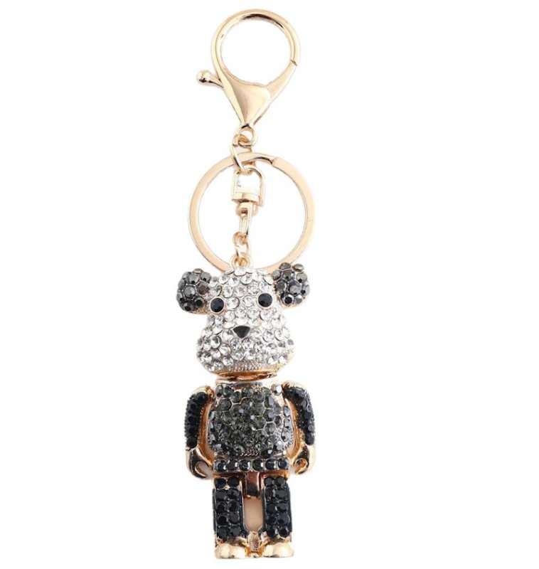 画像2: Bearbrick Crystal Key Bag Charm　ベアブリッククリスタル キーリングバッグチャーム (2)