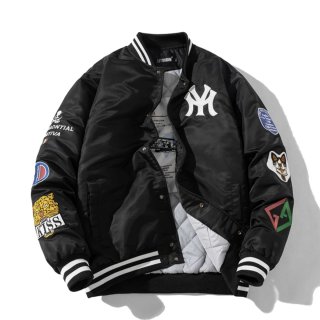MLB NY windproof embroidery baseball jacket stadium jacket
