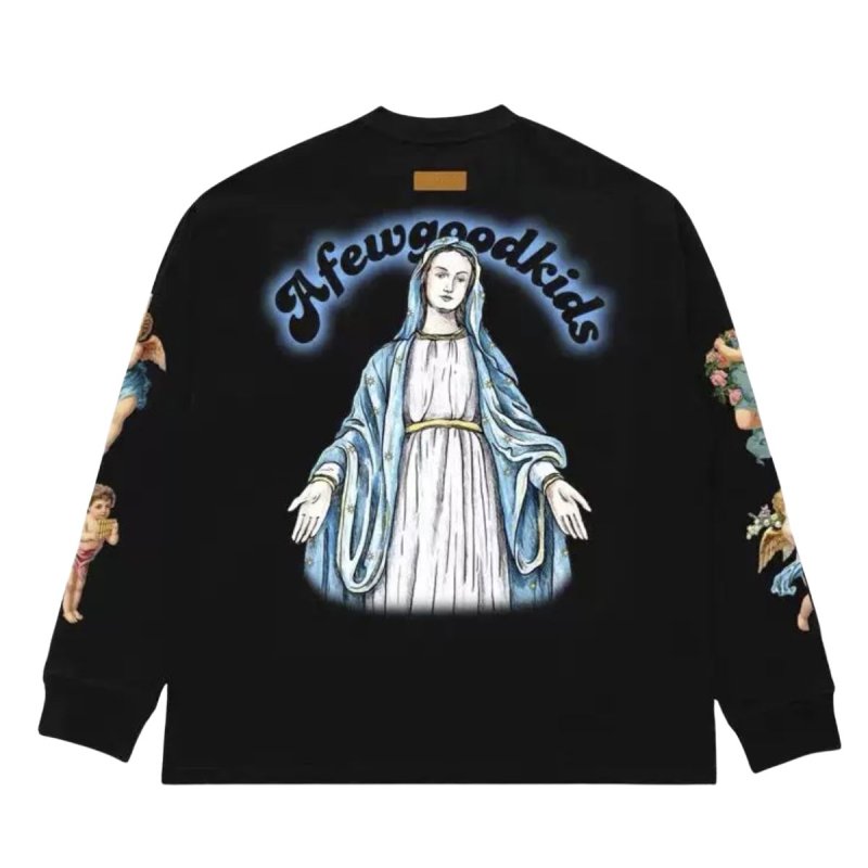 画像3: AFGK A FEW GOOD KIDS FFF DONCARE  Angel & Maria Long Sleeve Puruover ユニセックス 男女兼用 エンジェル & マリア ロングスリーブTシャツ 長袖 (3)