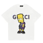 画像1: SENSEMENT  Bart Simpson The simpsons Print Short-Sleeve T-Shirt 男女兼用 ユニセックス バートシンプソン シンプソンズ プリント半袖Tシャツ (1)