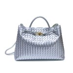 画像11: Intreccio Tote Bag shoulder bag イントレチャート 編み込み トートバッグ (11)