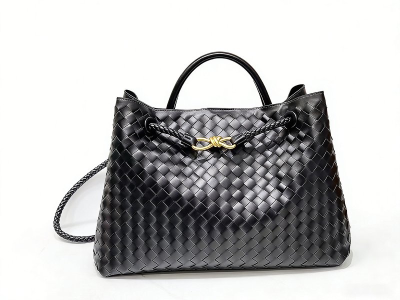 画像2: Intreccio Tote Bag shoulder bag イントレチャート 編み込み トートバッグ (2)