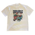 画像1: Daisy Duck & Children Print Short-Sleeve T-Shirt 　男女兼用 ユニセックスデイジーダック＆キッズ プリント半袖Tシャツ (1)