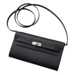 画像1: Real Leather Shoulder Bag Wallet 本革 レザー ショルダーウォレットミニ クロスボディ斜め掛けポシェットショルダーバッグ (1)
