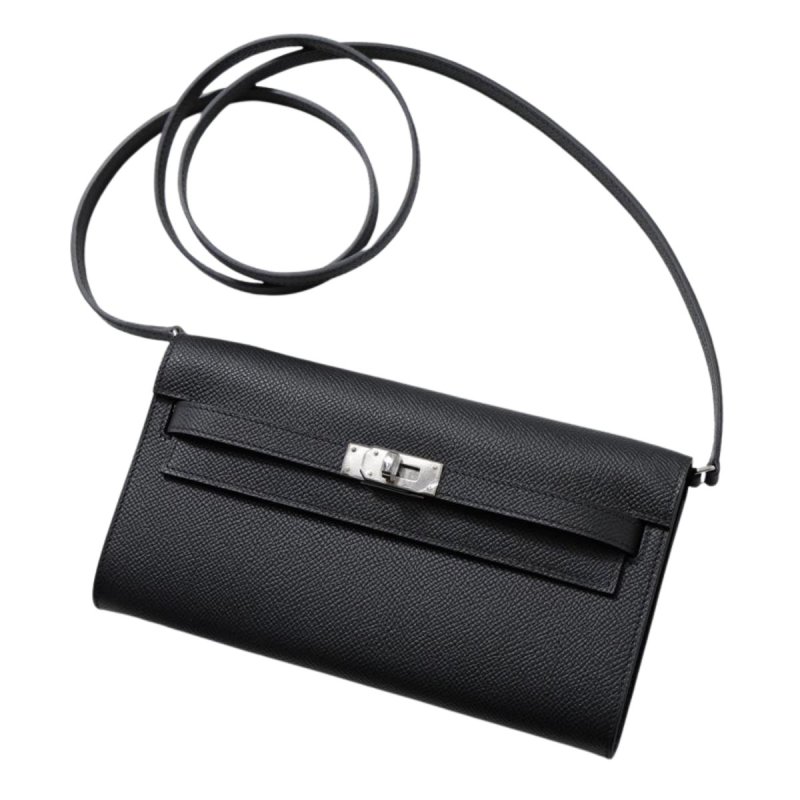 画像1: Real Leather Shoulder Bag Wallet 本革 レザー ショルダーウォレットミニ クロスボディ斜め掛けポシェットショルダーバッグ (1)