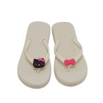 画像5: Kitty & Ribbon Thong Beach Shower Sandals shoes　キティー＆リボントングビーチシャワーサンダルスリッパシューズ (5)