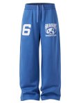 画像1: No6 wide leg sweatpants　ユニセックス男女兼用 No6.ワイドレッグスウェットパンツ (1)