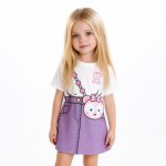 画像1: Kids Disney Duffy and Friends Trompe l'oeil Print Dress kids to adults キッズ ディズニー ダッフィー フレンズ シェリーメイ ステラ・ルー クッキー・アン だまし絵 ワンピース  (1)
