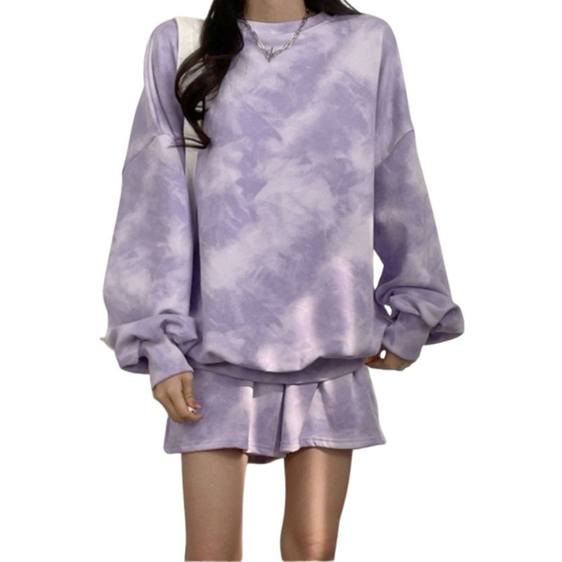 画像2: Tie dye Sweat Setup タイダイ スウェット セットアップ トレーナー ＆ ショートパンツ (2)