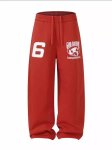 画像3: No6 wide leg sweatpants　ユニセックス男女兼用 No6.ワイドレッグスウェットパンツ (3)
