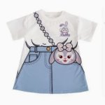 画像3: Kids Disney Duffy and Friends Trompe l'oeil Print Dress kids to adults キッズ ディズニー ダッフィー フレンズ シェリーメイ ステラ・ルー クッキー・アン だまし絵 ワンピース  (3)