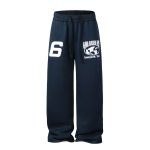 画像2: No6 wide leg sweatpants　ユニセックス男女兼用 No6.ワイドレッグスウェットパンツ (2)
