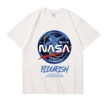 画像5: NASA FLOURISH x Astronaut print Print Tshirts ユニセックス男女兼用 NASA ナサ × 宇宙飛行士 半袖 Tシャツ (5)