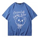 画像3: Lucky Bear  Print Tshirts ユニセックス男女兼用ラッキーベア熊プリント 半袖 Tシャツ (3)