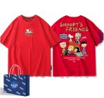 画像5: Snoopy x Friends Print Tshirts ユニセックス男女兼用 スヌーピー×フレンズ 半袖 Tシャツ (5)