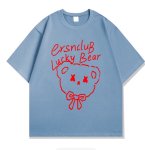 画像7: Lucky Bear  Print Tshirts ユニセックス男女兼用ラッキーベア熊プリント 半袖 Tシャツ (7)