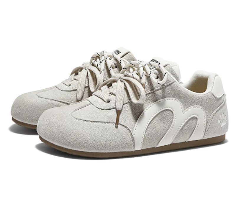 画像1: Talking Tom Leather Lace-Up Sneakers Shoes ユニセックス 男女兼用 トーキングトムレザーレースアップスニーカー (1)