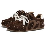 画像4: Talking Tom Leather Lace-Up Sneakers Shoes ユニセックス 男女兼用 トーキングトムレザーレースアップスニーカー (4)