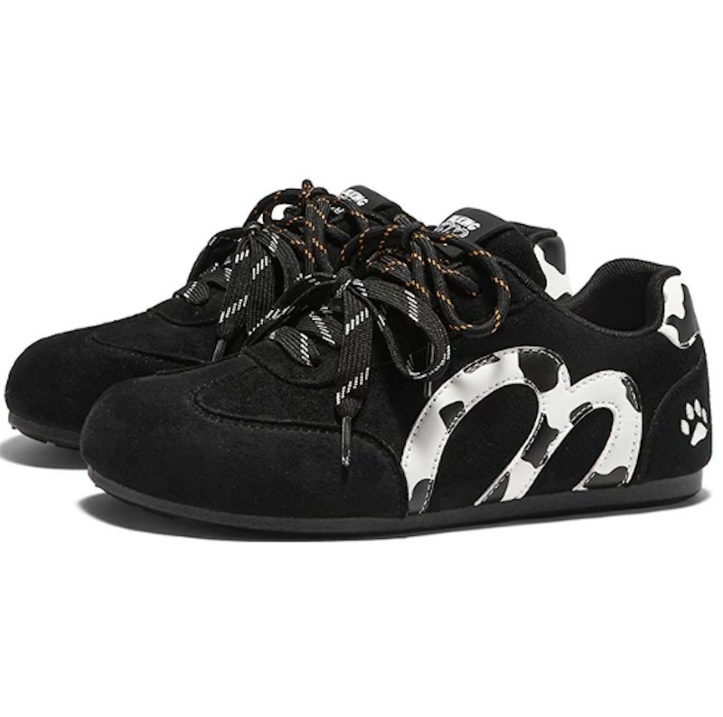 画像3: Talking Tom Leather Lace-Up Sneakers Shoes ユニセックス 男女兼用 トーキングトムレザーレースアップスニーカー (3)