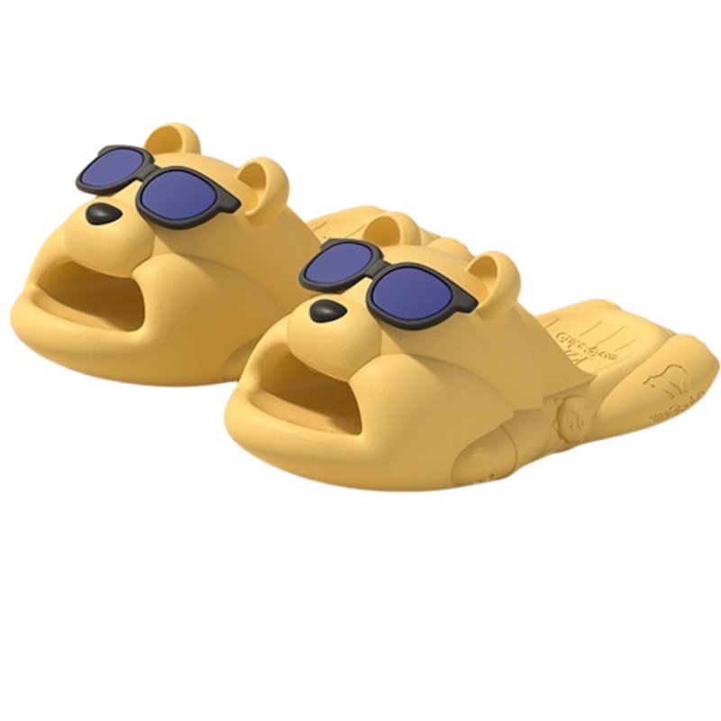 画像3:  Unisex 3D Sunglasses Bear Sandal Slippers　  男女兼用 3Dサングラスベアサンダルスリッパシャワー ビーチサンダル シューズ (3)
