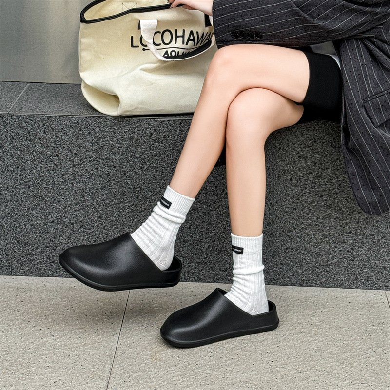 画像6: British moccasin slip on loafers Sabo shoes メンズ 男女兼用 イギリス調 ブリティッシュ オープンバック スリッポン スリッパ ローファー サボ (6)