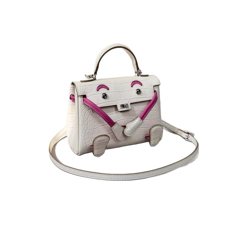 画像2: Embossed Monster Ocean Doll Bag 2-way tote shoulder bag doll bag color 型押し モンスター オーシャン ドールバッグ トートショルダー２WAYバッグ (2)