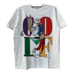 画像1: Bugs Bunny golfer Vintage Style Short-Sleeve T-Shirt　 ユニセックス男女兼用バッグス・バニーゴルファー ヴィンテージスタイル半袖Tシャツ半袖 Tシャツ (1)