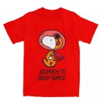 画像7: Snoopy Astronauts Space Center JOUANEY TO DEEP SPACE T-shirt　ユニセックス 男女兼用 スヌーピー 宇宙飛行士 アストロノーツ Tシャツ  (7)