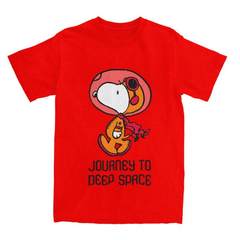 画像7: Snoopy Astronauts Space Center JOUANEY TO DEEP SPACE T-shirt　ユニセックス 男女兼用 スヌーピー 宇宙飛行士 アストロノーツ Tシャツ  (7)
