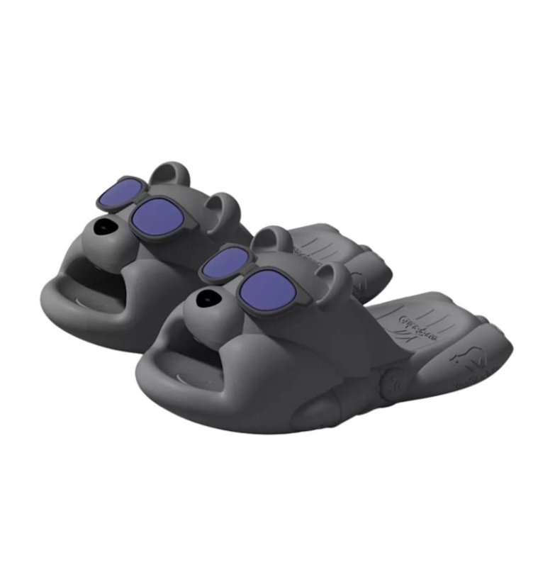 画像1:  Unisex 3D Sunglasses Bear Sandal Slippers　  男女兼用 3Dサングラスベアサンダルスリッパシャワー ビーチサンダル シューズ (1)
