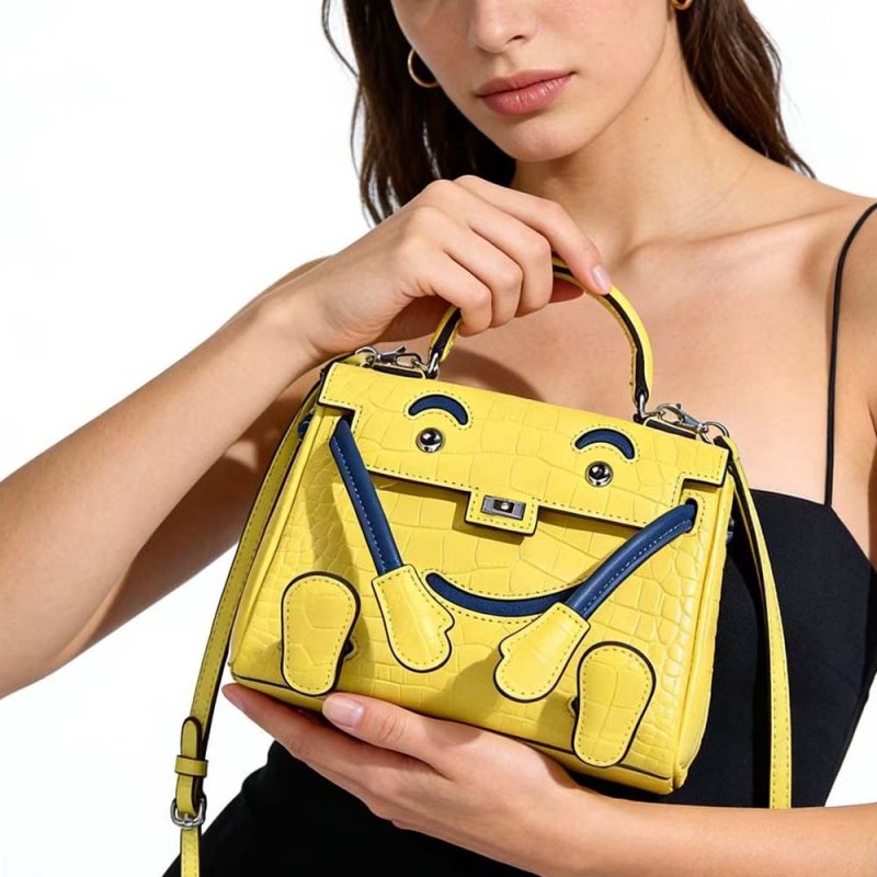 画像3: Real leather Embossed Monster Ocean Doll Bag 2-way tote shoulder bag doll bag color リアル 型押し レザー モンスター オーシャン ドールバッグ トートショルダー２WAYバッグ (3)