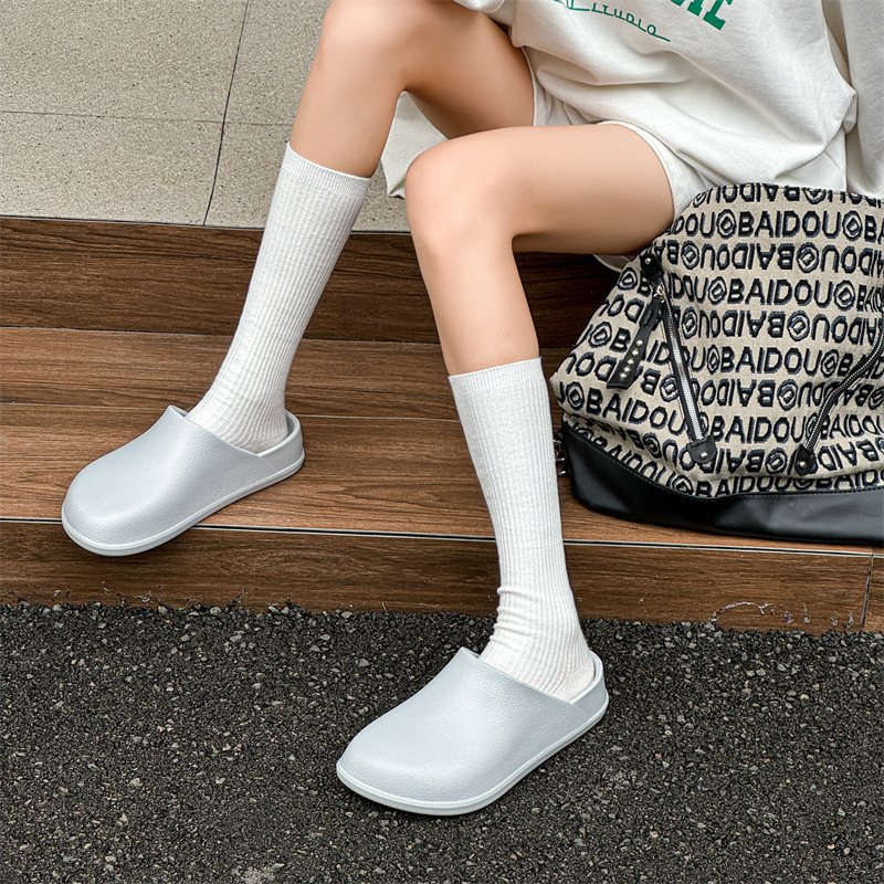画像4: British moccasin slip on loafers Sabo shoes メンズ 男女兼用 イギリス調 ブリティッシュ オープンバック スリッポン スリッパ ローファー サボ (4)