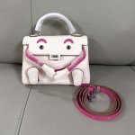 画像4: Real leather Embossed Monster Ocean Doll Bag 2-way tote shoulder bag doll bag color リアル 型押し レザー モンスター オーシャン ドールバッグ トートショルダー２WAYバッグ (4)