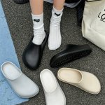 画像2: British moccasin slip on loafers Sabo shoes メンズ 男女兼用 イギリス調 ブリティッシュ オープンバック スリッポン スリッパ ローファー サボ (2)