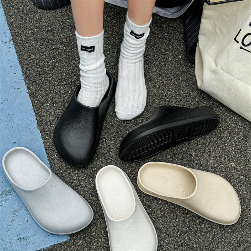 画像2: British moccasin slip on loafers Sabo shoes メンズ 男女兼用 イギリス調 ブリティッシュ オープンバック スリッポン スリッパ ローファー サボ (2)