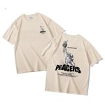 画像2:  Statue of Liberty x Bart Simpson Print Tshirts ユニセックス男女兼用自由の女神×バートシンプソンプリント 半袖 Tシャツ (2)