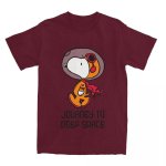 画像9: Snoopy Astronauts Space Center JOUANEY TO DEEP SPACE T-shirt　ユニセックス 男女兼用 スヌーピー 宇宙飛行士 アストロノーツ Tシャツ  (9)